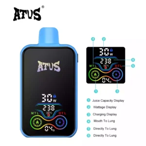 Atus 25000 Puffs: O Pod descartável de Vape para atacado definitivo para varejistas