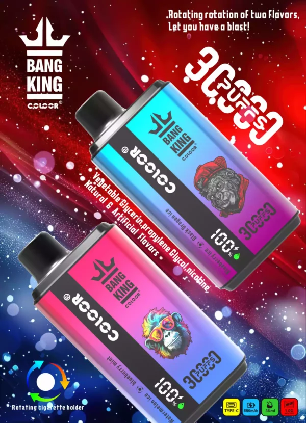 Відкрийте для себе найкращу оптову одноразову ручку Vape Pen Bang 30000 Puffs