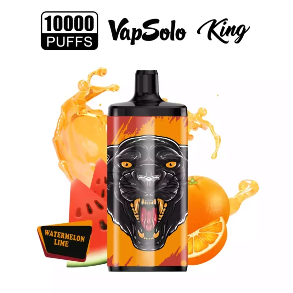 Vapsolo King 10K Puffs Det mest populære Engros-Engangs E-cigaretvalg
