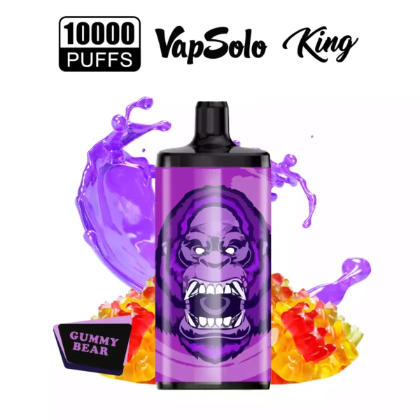 Vapsolo King 10K Puffs Det mest populære Engros-Engangs E-cigaretvalg