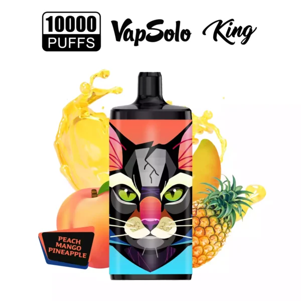 Vapsolo King 10K Puffs Det mest populære Engros-Engangs E-cigaretvalg