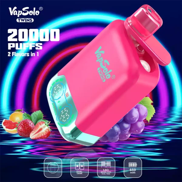 Vapsolo Shisha 20 000 затяжек. Лучшая оптово-разовая вейп-ручка для вашего магазина