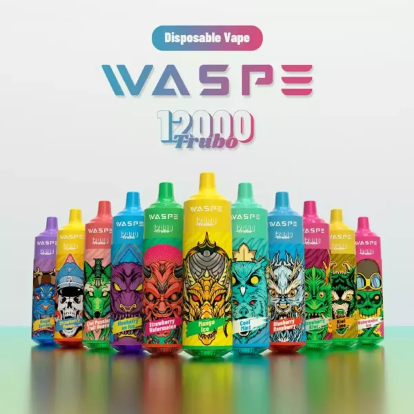 WASPE 12000 PUFFS Groothandel Wegwerp Vape Pen met 15 Onweerstaanbare Smaken