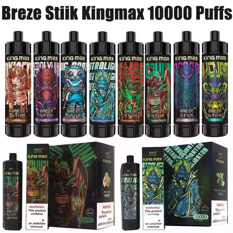 BREZE STIIK King Max 10000 Puffs Najlepšie ceny Veľkoobchod jednorazové Vape
