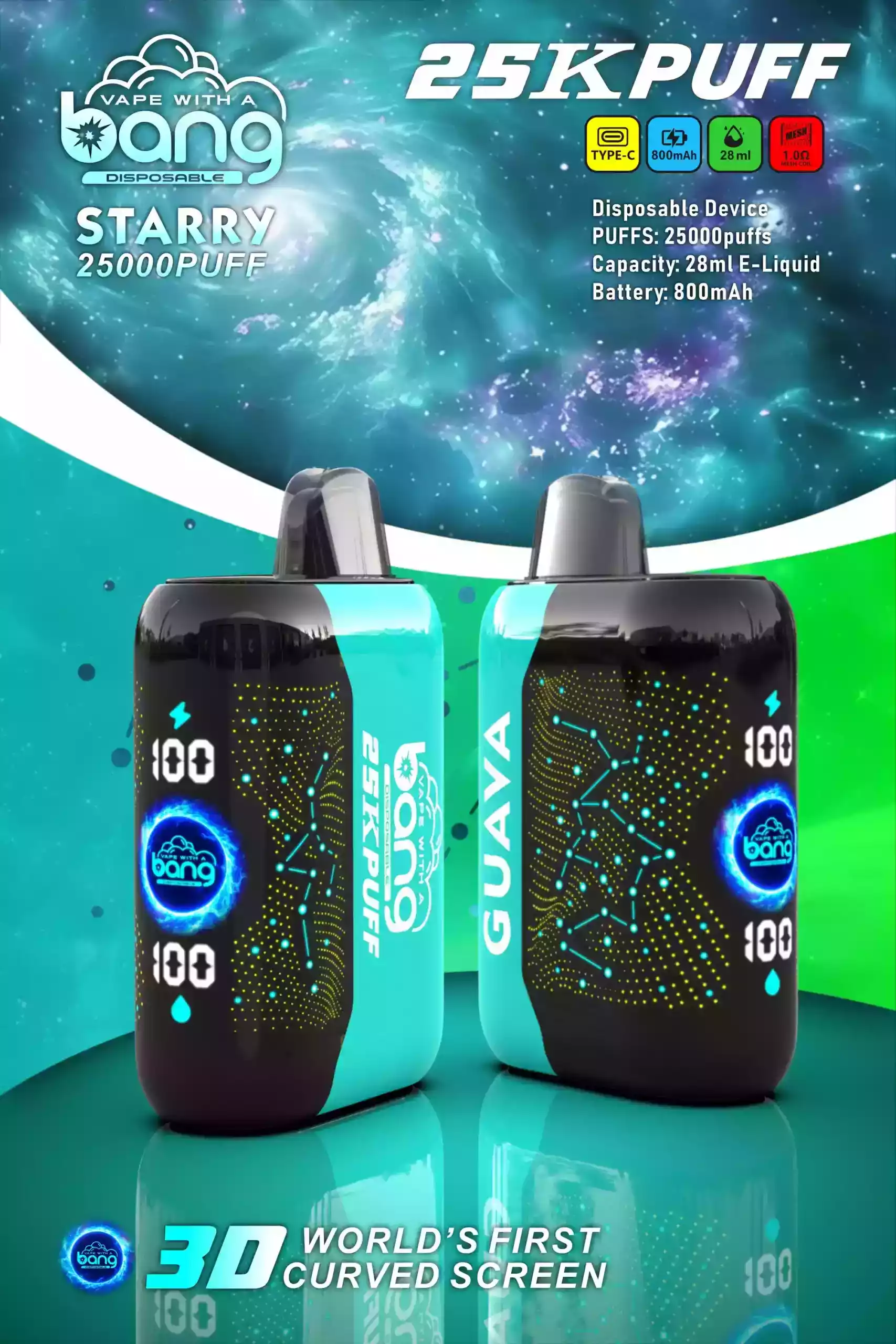 Bang Starry 25000 Puffs: Najlepší hviezdny zážitok z vapingu