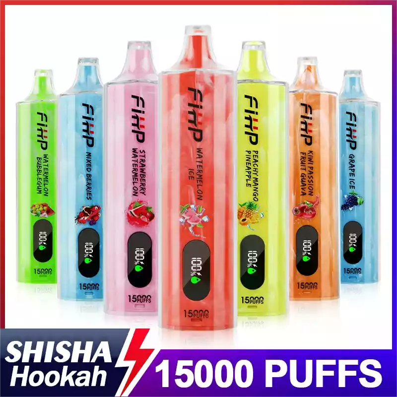 Najlepšie FIHP Shisha Hookah 15000 Puffs Veľkoobchod jednorazové Vape