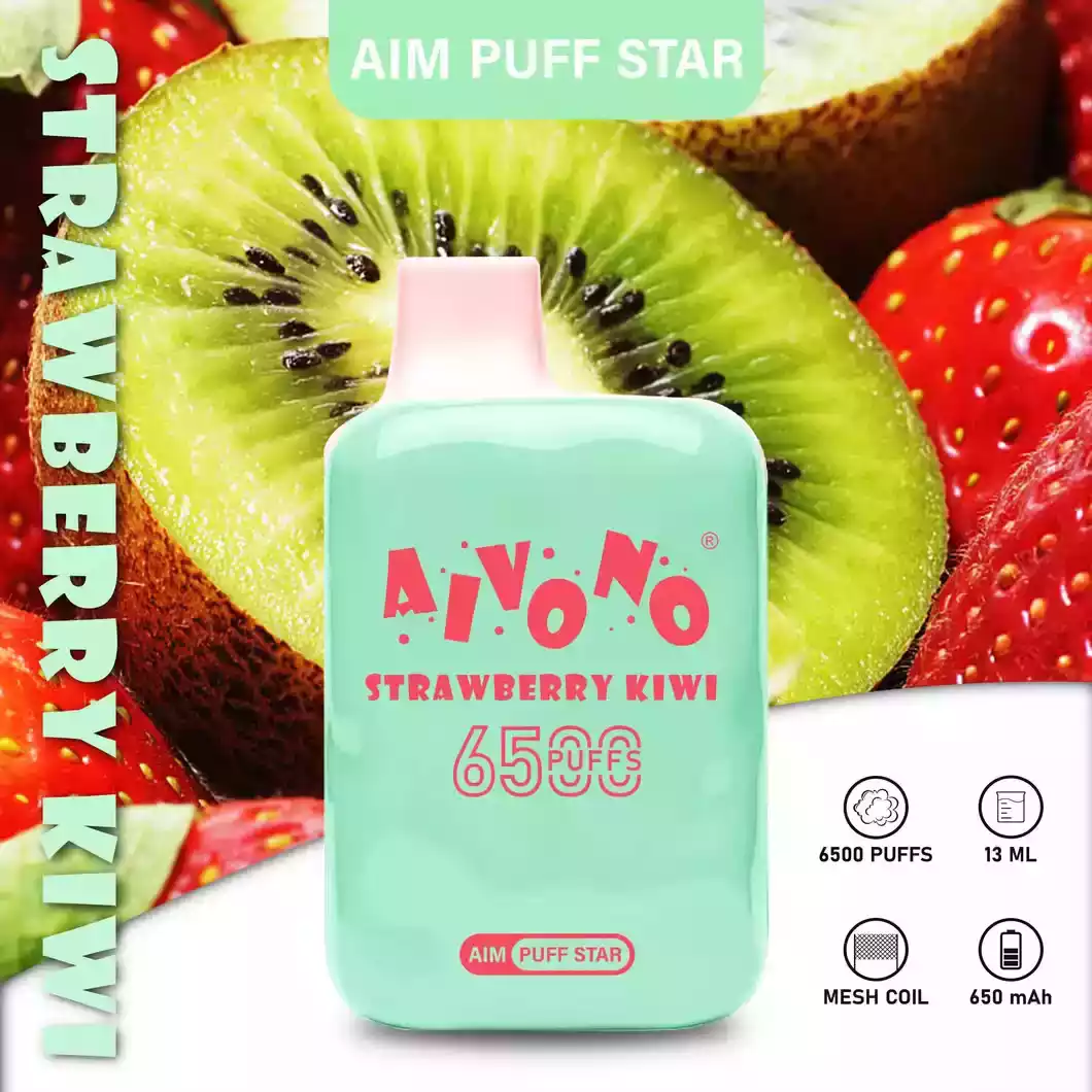 Fast to Find Free Nicotine AIVONO AIM PUFFSTAR 6500 Puffs Disposable Vapes