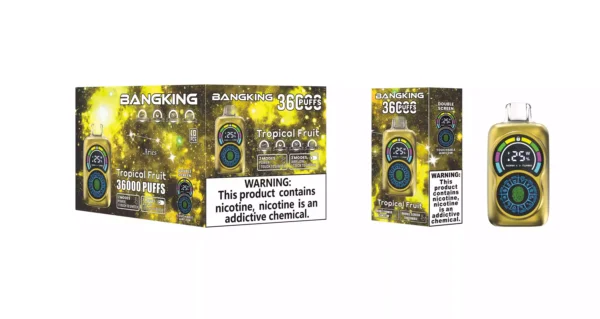 BANG KING 36000 Puffs Disposable Vape 30ml E-Liquid 650mAh Battery Mesh Coil 0% 2% 3% 5% Nicotine