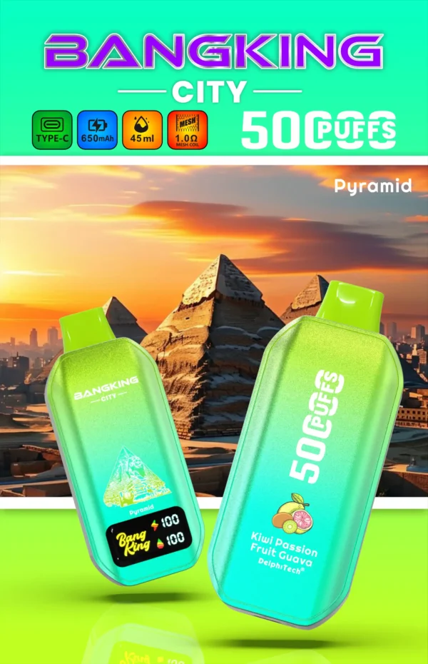 BANG KING 50000 Puffs CITY BK5 CT Disposable Vape 45ml E-Liquid 650mAh Battery Mesh Coil 0% 2% 3% 5% Nicotine