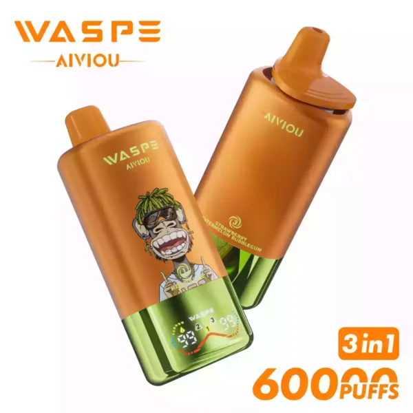 WASPE 3 in 1 60000 Puffs Disposable Vape Triple Flavor Long-Lasting Enjoyment